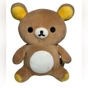 Rilakkuma Korilakkuma Bear Plush 12” Beige Tan Yellow 2021 San-X